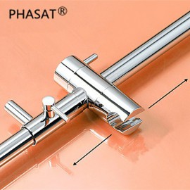 Zeitgenössisch Duschsystem Thermostatische / Regendusche / Handdusche inklusive with Elektromagnetventil Zwei Griffe Drei Löcher for