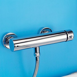 Zeitgenössisch / Modern Badewanne & Dusche Breite spary with Keramisches Ventil Einzigen Handgriff Zwei Löcher for Chrom,