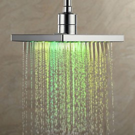 Zeitgenössisch Regendusche Chrom Feature for LED / Regenfall , Duschkopf