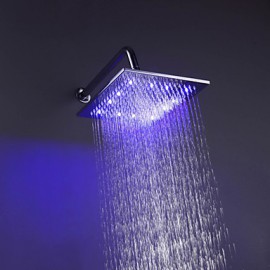 Zeitgenössisch Regendusche Chrom Feature for LED / Regenfall , Duschkopf