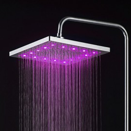 Zeitgenössisch Regendusche Nickel Feature for LED / Regenfall , Duschkopf