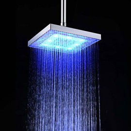 Zeitgenössisch Regendusche Chrom Feature for LED / Regenfall , Duschkopf