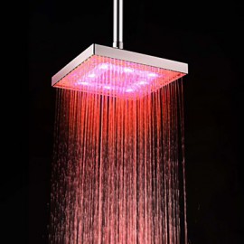 Zeitgenössisch Regendusche Chrom Feature for LED / Regenfall , Duschkopf