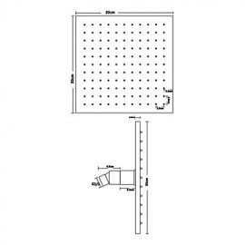 Duscharmaturen , Moderne with Chrom Ein Griff Ein Loch , Feature for LED