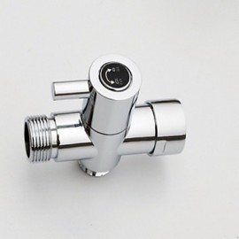 G7 / 8 (7/8 '') Chrom t-Adapter, Messing Ventileinsatz aus Messing Dusche Wasserabscheider Bidet und Badewanne mit Dusche