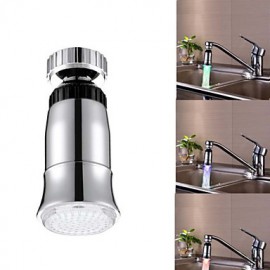 bunten Küchenspüle Universaladapter LED Wasserhahn Düse (automatischer Farbwechsel)