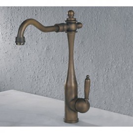 centerset einzigen Handgriff ein Loch in Nickel gebürstet Waschbecken Wasserhahn