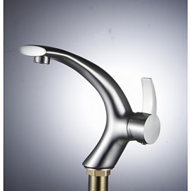 Zeitgenössisch Becken Thermostatische with Keramisches Ventil Einhand Ein Loch for Gebürsteter Nickel, Waschbecken Wasserhahn